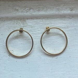 Jenny Bird Oversized Gold Hoops